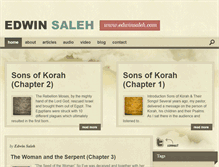 Tablet Screenshot of edwinsaleh.com